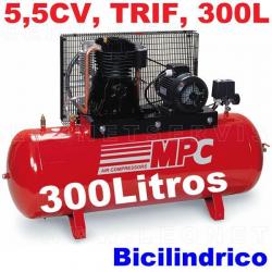 Compresores de aire MPC trifásico de 5,5 CV