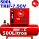 Compresor MPC insonorizado trifásico bicilíndrico de 500 litros MUTE500