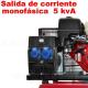 Compresor de aire y generador eléctrico a gasolina para equipos móviles, THUNDER 130