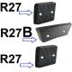 R27 taco de goma exterior para desmontadoras M&B, Werther, Bosch, Beissbarth, Sicam, Accu-Turn...