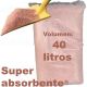 Super absorbente® rehutilizable para limpieza de derrames de aceite y otros líquidos, volumen 40 litros, 8 kilos