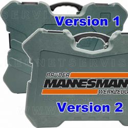 Maletín herramientas Mannesmann M98430 215 piezas (VACIO, PARA REPOSICION)