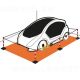 Kit básico para delimitar la zona de taller para trabajos en vehículo eléctrico