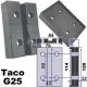 G25 Taco de goma para elevador, 80x117 mm rectangular