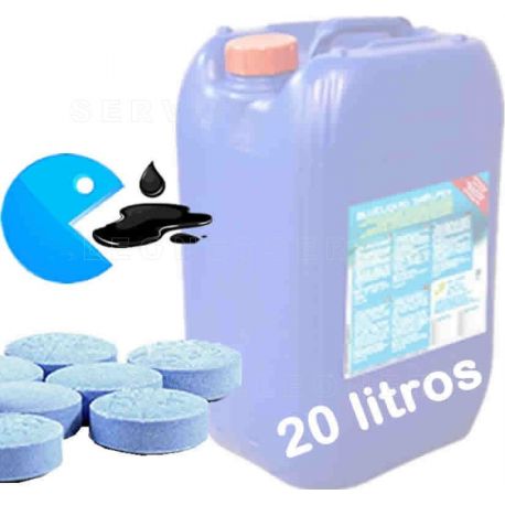 BlueTablet® Tabletas reactivadores para el liquido de lavado BlueLiquied®