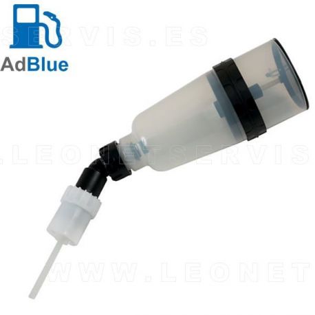 Embudo para AdBlue con cuello angular y orientable