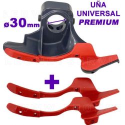 Uña de acero UNIVERSAL PREMIUM para desmontadoras con eje de 28-29-30 mm. Incluye plásticos de protección PREMIUM